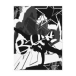 Girl Break Dancer Silhouette Postcard