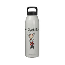 Girl Chefs Rule Drinking Bottle