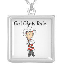 Girl Chefs Rule Necklaces