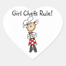 Girl Chefs Rule Sticker