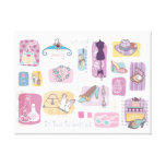 Girl closet canvas prints