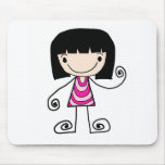 girl  collection mousepads