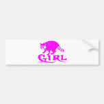 GIRL COON HUNTING BUMPER STICKERS