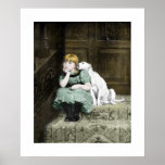 Girl Dog SMPOSTER Poster