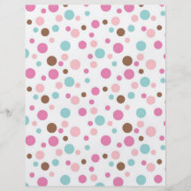 Girl FP Dual-Sided Scrapbook Paper 5 Flyers