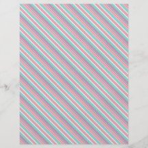 Girl FP Dual-Sided Scrapbook Paper STR3 Flyer