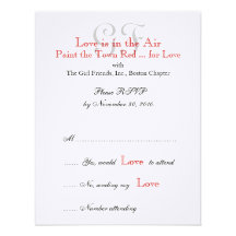 Girl Friends Night Out RSVP Cards 2 Personalised Invitations