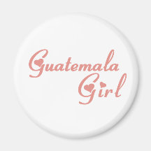 Girl from Guatemala Magnets
