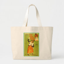 GIRL FROM PARIS CANVAS BAGS