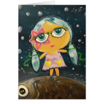 Girl From The Sea Greeting Card