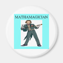 girl geek math goddess fridge magnet