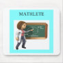 girl geek math goddess mouse mats