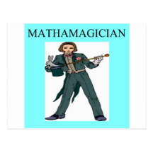 girl geek math goddess postcards
