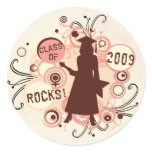 Girl Graduation 2009 Grad stickers