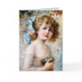 Girl holding a nest greeting cards