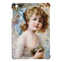 Girl Holding Bird Nest iPad Mini Covers