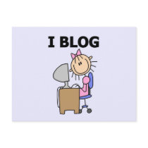 Girl I Blog t-shirts and Gifts Post Cards
