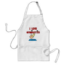 Girl I Love Gymnastics Apron