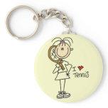 Girl I Love Tennis Tshirts and Gifts keychains