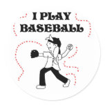 Girl I Play Baseball T shirts and Gifts stickers