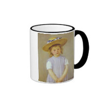 Girl in A Straw Hat, Mary Cassatt Mugs