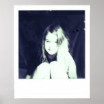 girl in blue posters