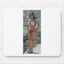 Girl in Boracay Mouse Pad