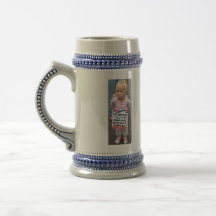 Girl In Debt Owns Only Doll House, for righties. Coffee Mug