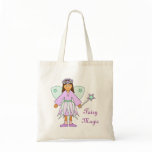 Girl in Lilac and Green Fairy Costume bags