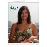 Girl in Manila Greeting Cards