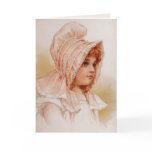 Girl in Pink Bonnet cards