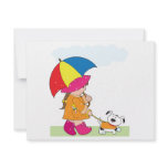 Girl in Rain invitations