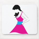 Girl In Sundress mousepads