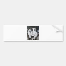 Girl In Tears Bumper Sticker
