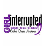 Girl Interrupted 1 Crohn's Disease t-shirts