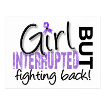 Girl Interrupted 2 Hodgkin's Lymphoma Post Card