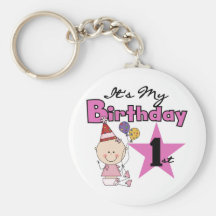 Girl It's My Birthday Tshirts and Gifts Key Chain