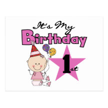 Girl It's My Birthday Tshirts and Gifts Post Cards