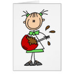 Girl Mixing Batter T-shirts and Gifts cards