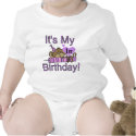 Girl Monkey 1st Birthday Tshirts and Gifts