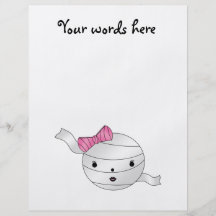 Girl mummy full color flyer