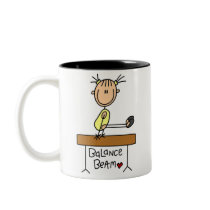 Girl on Balance Beam Coffee Mug