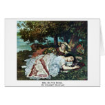 Girl On The Seine,  By Courbet Gustave cards