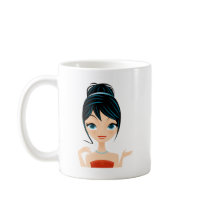 girl portrait mugs