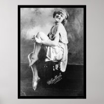 Girl Posing and Laughing 1919 Posters