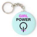 Girl Power keychains