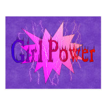 Girl Power Postcard
