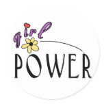 Girl Power stickers