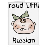 Girl Proud Little Russian cards
