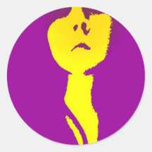 girl round stickers